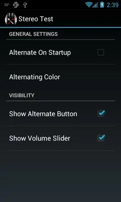 Stereo Test android App screenshot 0